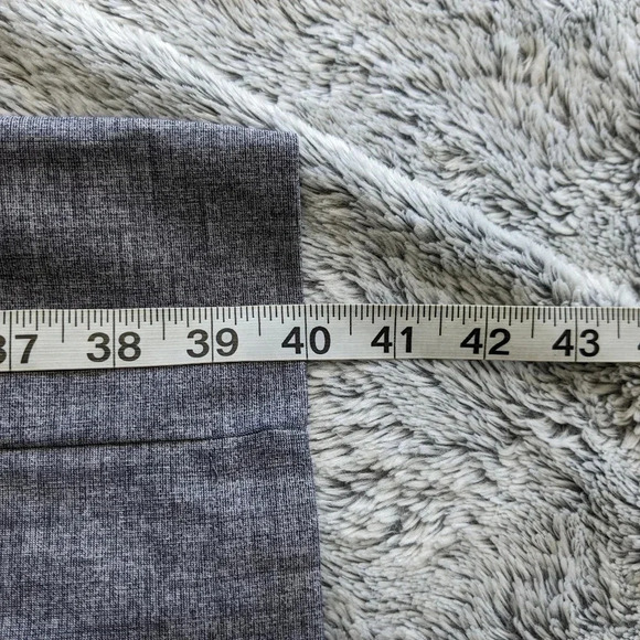 Betabrand Grey Blue Dress Ponte Knit Executive Sheath Dress Small - Picture 5 of 7